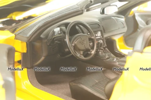Chevrolet Corvette (C5) Convertible 2000, yellow, 21045, UT Models 1:18