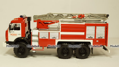 КАМАЗ 43114 АЦЛ 4-40/22 пожарная лестница, Skifavto 1:43
