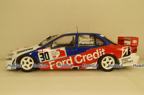 Ford Falcon Credit Racing #30 Seton/Parsons Bathurst Pole Position, white/red/blue, APEX91404, APEX 1:18