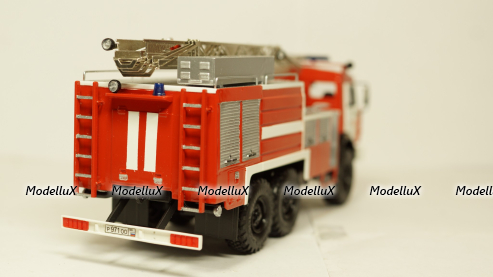 КАМАЗ 43114 АЦЛ 4-40/22 пожарная лестница, Skifavto 1:43