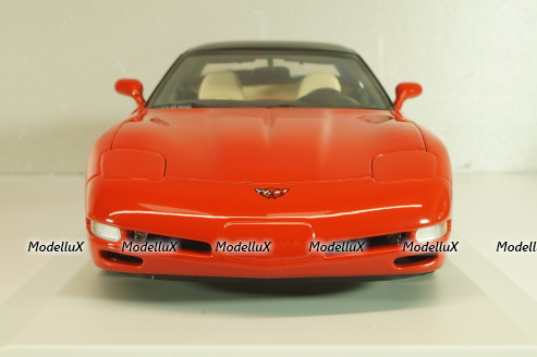 Chevrolet Corvette (C5) Coupe 1999, red, 21001, UT Models 1:18