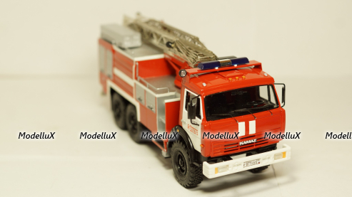 КАМАЗ 43114 АЦЛ 4-40/22 пожарная лестница, Skifavto 1:43