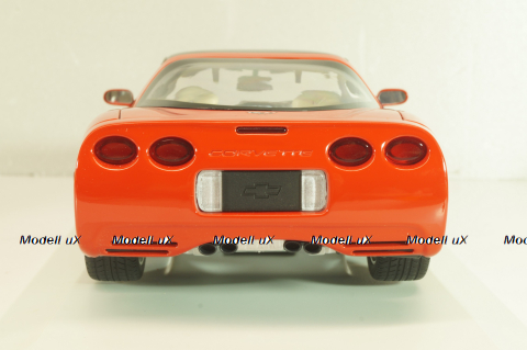 Chevrolet Corvette (C5) Coupe 1999, red, 21001, UT Models 1:18