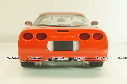 Chevrolet Corvette (C5) Coupe 1999, red, 21001, UT Models 1:18