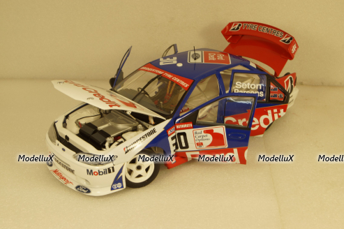 Ford Falcon Credit Racing #30 Seton/Parsons Bathurst Pole Position, white/red/blue, APEX91404, APEX 1:18