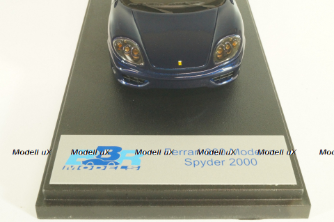 Ferrari 360 Modena Spyder 2000, blue, BBR136A, BBR 1:43