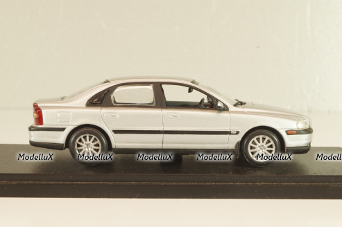 Volvo S80 1998, silver, 433171903, Minichamps 1:43