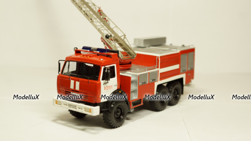 КАМАЗ 43114 АЦЛ 4-40/22 пожарная лестница, Skifavto 1:43
