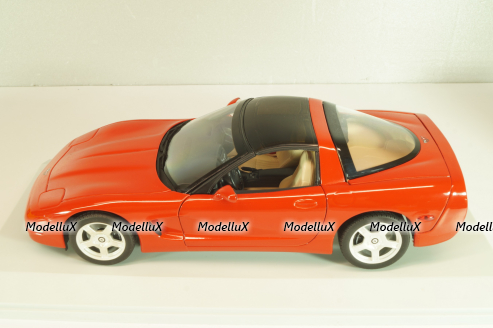 Chevrolet Corvette (C5) Coupe 1999, red, 21001, UT Models 1:18