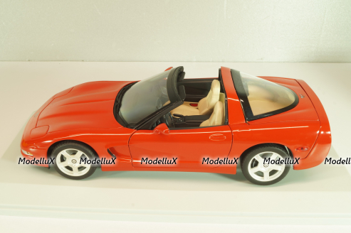 Chevrolet Corvette (C5) Coupe 1999, red, 21001, UT Models 1:18