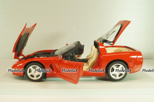 Chevrolet Corvette (C5) Coupe 1999, red, 21001, UT Models 1:18