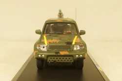 Mitsubishi Pajero c прицепом РСЗО, Тероборона г. Запорожье 2022, TruckTyr 1:43