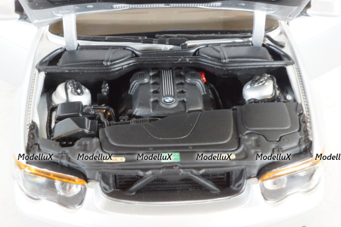 BMW 745i (E65) 2001, silver, 80430027858, Kyosho 1:18