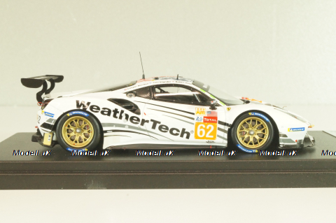 Ferrari 488 GTE #3 Weathertech Racing, 3rd AM Class 12H Le Mans 2019, white, LSLM098, Looksmart 1:43