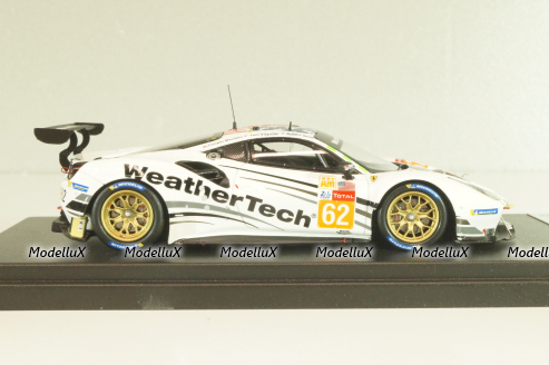 Ferrari 488 GTE #3 Weathertech Racing, 3rd AM Class 12H Le Mans 2019, white, LSLM098, Looksmart 1:43