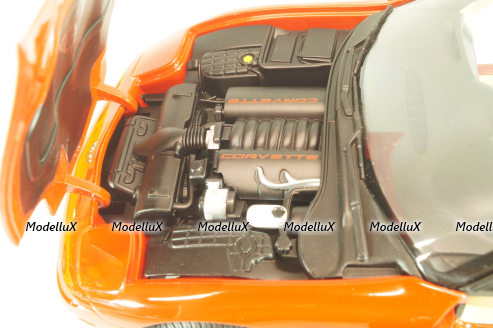 Chevrolet Corvette (C5) Coupe 1999, red, 21001, UT Models 1:18