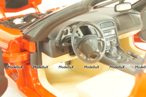 Chevrolet Corvette (C5) Coupe 1999, red, 21001, UT Models 1:18