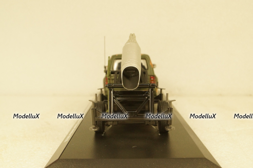 Mitsubishi Pajero c прицепом РСЗО, Тероборона г. Запорожье 2022, TruckTyr 1:43