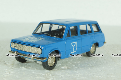 Ваз-2102, синий, 400 лет Саратову, Тантал/Радон 1:43