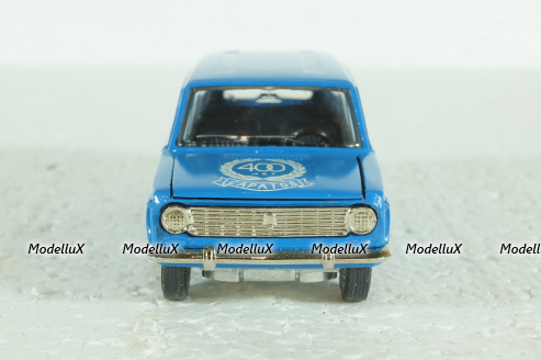 Ваз-2102, синий, 400 лет Саратову, Тантал/Радон 1:43