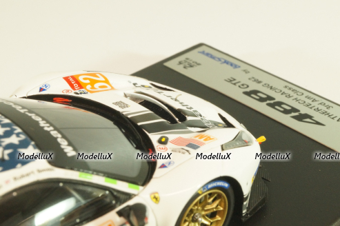 Ferrari 488 GTE #3 Weathertech Racing, 3rd AM Class 12H Le Mans 2019, white, LSLM098, Looksmart 1:43