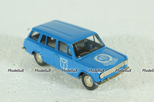 Ваз-2102, синий, 400 лет Саратову, Тантал/Радон 1:43