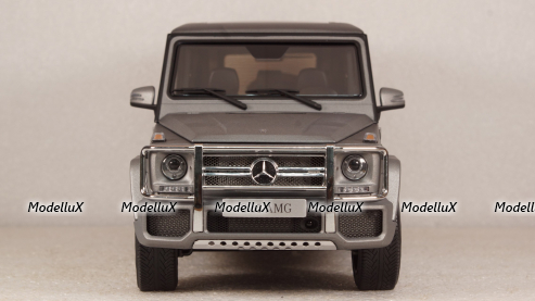 Mercedes G65 AMG (W463) 2017 Exclusive Edition Monza Grey Magno, Almost Real 1:18
