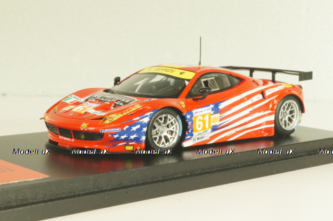 Ferrari F458 Italia GT2 #61, 24hr Le Mans, Corse/Waltrip, red, 1343007, Fujimi 1:43
