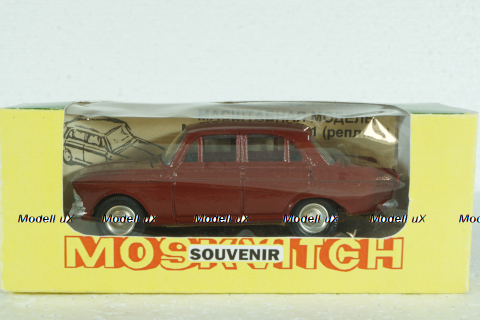 Москвич-412 71 А1, бордовый, Реплика, Тантал/Радон 1:43