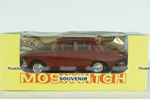 Москвич-412 71 А1, бордовый, Реплика, Тантал/Радон 1:43