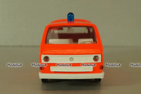 Volkswagen Transporter Sincro (T3) fire engine 1979, red, 1043, Schabak 1:43