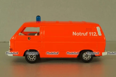 Volkswagen Transporter Sincro (T3) fire engine 1979, red, 1043, Schabak 1:43