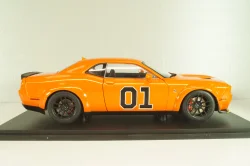 Dodge Challenger RT Tribute Dukes of Hazzard (movie) 2023 orange, 1805713, Solido 1:18