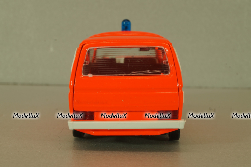 Volkswagen Transporter Sincro (T3) fire engine 1979, red, 1043, Schabak 1:43