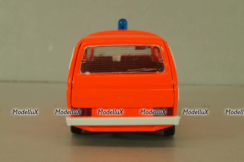Volkswagen Transporter Sincro (T3) fire engine 1979, red, 1043, Schabak 1:43