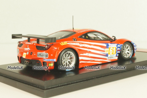 Ferrari F458 Italia GT2 #61, 24hr Le Mans, Corse/Waltrip, red, 1343007, Fujimi 1:43