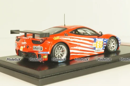 Ferrari F458 Italia GT2 #61, 24hr Le Mans, Corse/Waltrip, red, 1343007, Fujimi 1:43