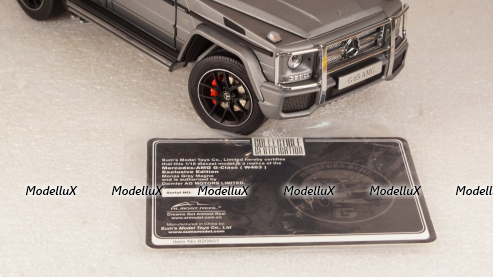 Mercedes G65 AMG (W463) 2017 Exclusive Edition Monza Grey Magno, Almost Real 1:18