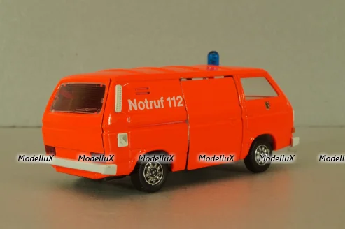 Volkswagen Transporter Sincro (T3) fire engine 1979, red, 1043, Schabak 1:43