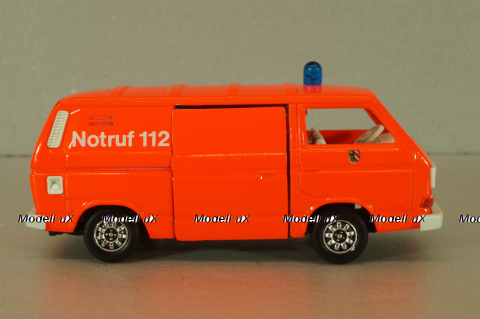 Volkswagen Transporter Sincro (T3) fire engine 1979, red, 1043, Schabak 1:43