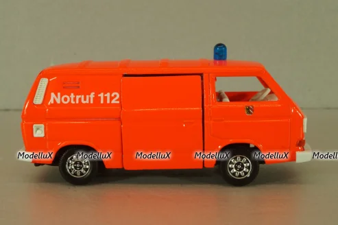 Volkswagen Transporter Sincro (T3) fire engine 1979, red, 1043, Schabak 1:43