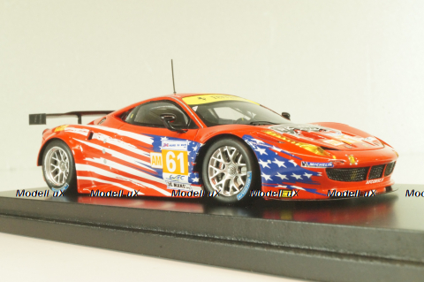 Ferrari F458 Italia GT2 #61, 24hr Le Mans, Corse/Waltrip, red, 1343007, Fujimi 1:43