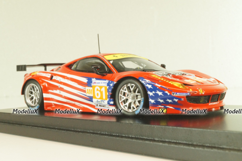 Ferrari F458 Italia GT2 #61, 24hr Le Mans, Corse/Waltrip, red, 1343007, Fujimi 1:43