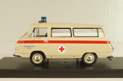 Skoda 1203 Ambulance Praha 1968, beige, Abrex 1:43