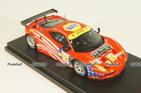 Ferrari F458 Italia GT2 #61, 24hr Le Mans, Corse/Waltrip, red, 1343007, Fujimi 1:43