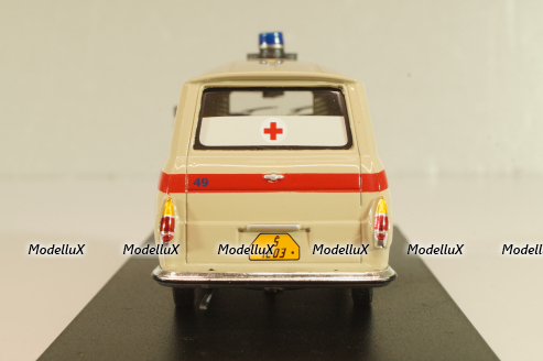 Skoda 1203 Ambulance Praha 1968, beige, Abrex 1:43