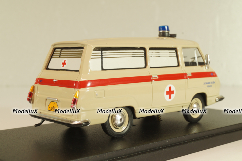 Skoda 1203 Ambulance Praha 1968, beige, Abrex 1:43
