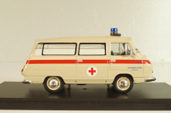 Skoda 1203 Ambulance Praha 1968, beige, Abrex 1:43