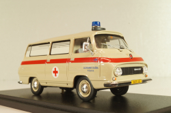 Skoda 1203 Ambulance Praha 1968, beige, Abrex 1:43