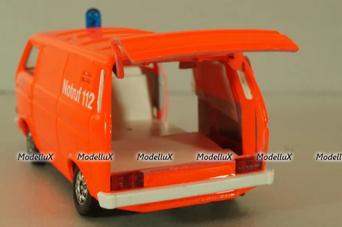 Volkswagen Transporter Sincro (T3) fire engine 1979, red, 1043, Schabak 1:43